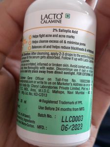 Lacto Calamine 2% Salicylic Acid Serum