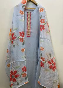 Floral Organza Salwar Kameez