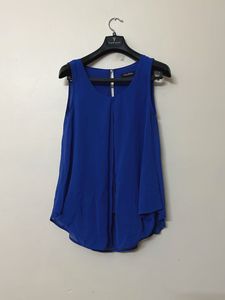 Blue Sleeveless Top