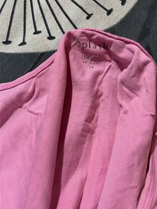 Pink Sleeveless Tank Top