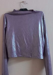 Metallic Purple Top