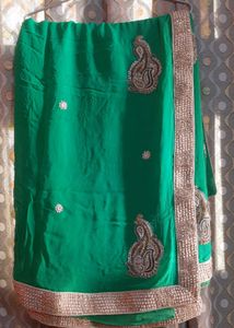 chiffon saree- party wear