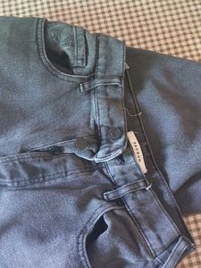 Distressed Denim Bermuda Shorts