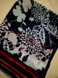 Floral Print Saree