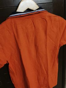 Orange Polo Shirt - Casual Style
