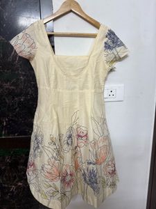 Cream Mini Dress
