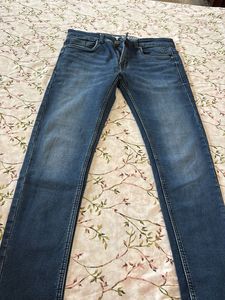 Dark Blue Denim Jeans
