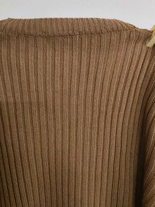 Korean Brown Knit Sweater unisex