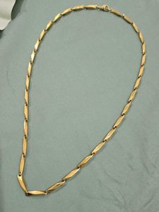 Palmonas 18K Gold Pleated- Tone Chain Necklace