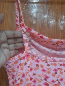 Floral Pink Midi Dress