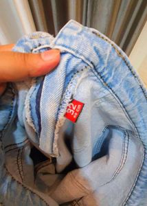 Ice Blue Light Wash Cargo Jeans 💕