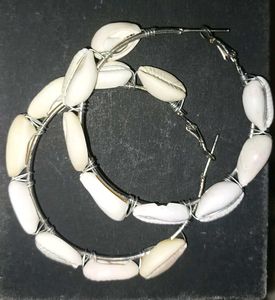 Seashell Hoop and Earrings