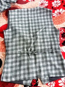 Checked Blazer