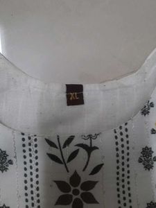 White Embroidered Kurta New