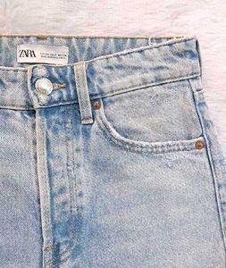 ZARA Light Wash Denim Jeans