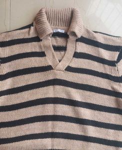 Zara Striped Knit Sweater