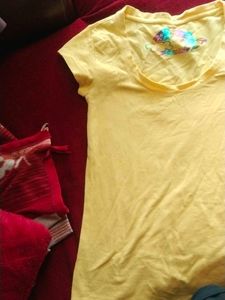 Yellow Graphic Tee