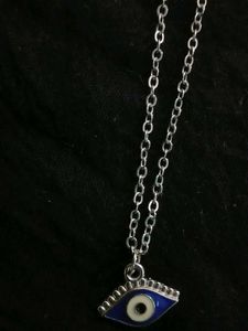 Silver Evil Eye Necklace