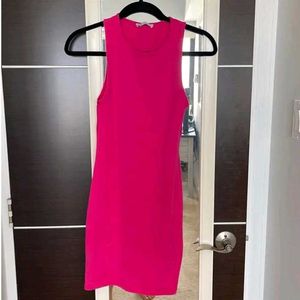 Zara pink bodycon dress