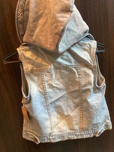 Denim Sleeveless Jacket