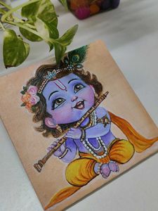 Krishna Acrylic Painting