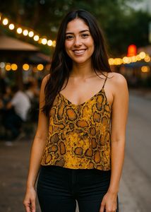 🔥Animal Print Cami Top Sleeveless