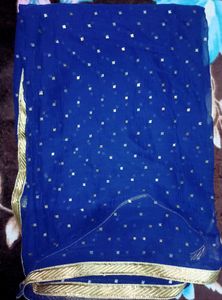 Blue Dupatta