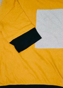 Yellow Oversized Tee For Men Nd Women