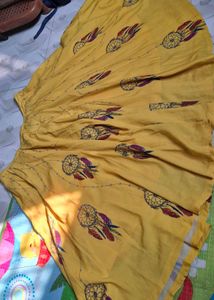 Boho Chic Yellow Skirt