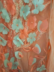 Beautiful Pink Gown With Worrk✨️👗