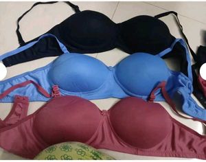 Combo Of 3 New Cotton Padded Bra Set❗Fixed PRICE❗