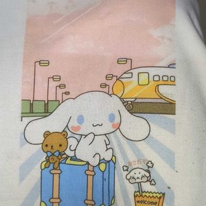 Cute Cinnamoroll in airport Tshirt CustomMade