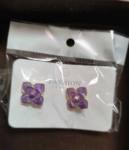 Combo Of 5 Korean Floral Earrings