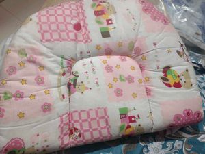 Baby Pink Bed With Pillow
