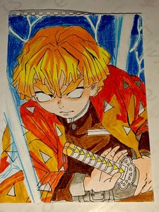 Zenitsu Agatsuma Fan Art