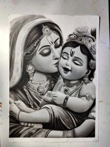 Radha Krishna Art