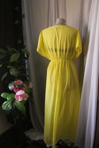 Yellow Maxi Beach Dress