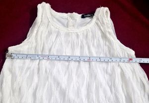 Girls Party Wear Dress White