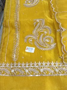 Yellow Embroidered Salwar Suit