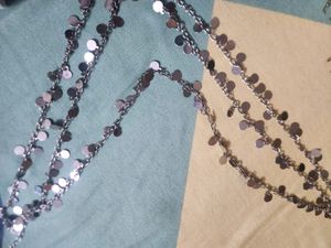 Silver Disc Layered Chain