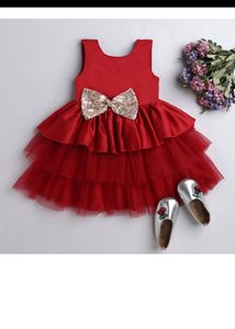 Hopscotch Sirosa Red Dress