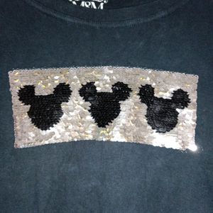 Dark Blue Crop Tshirt