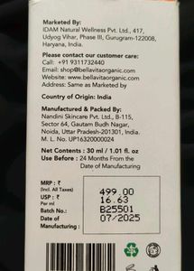 Bella Vita C-Glow Face Serum