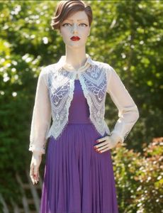 Vintage Purple Chiffon Dress