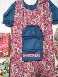Floral Print Kurta Set