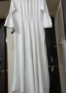 MAISHI White Anarkali Kurti