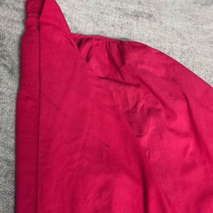 MAX - Red Embroidered Tunic Top