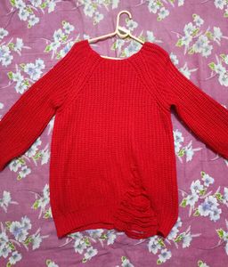 🎀Knitted Ripped Sweater 🎀