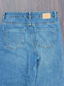 Wide Leg Denim Jeans