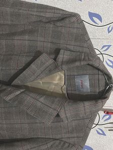 Stylish Plaid Blazer